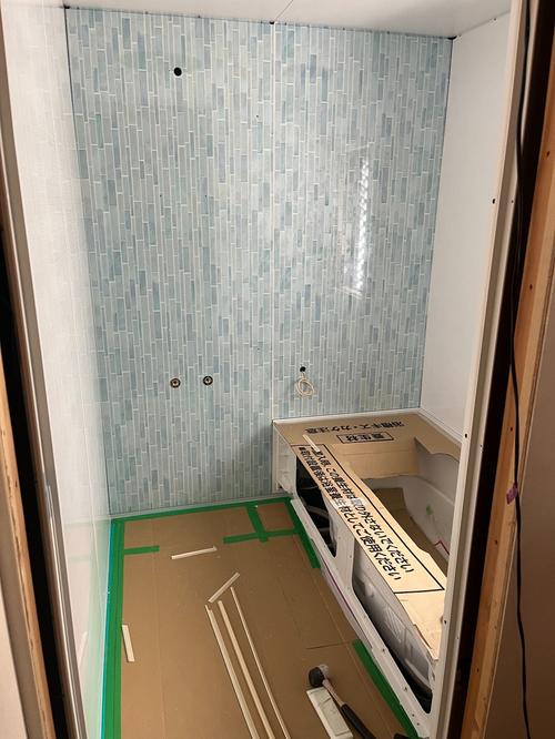 高槻市K様邸リフォーム工事中（お風呂）