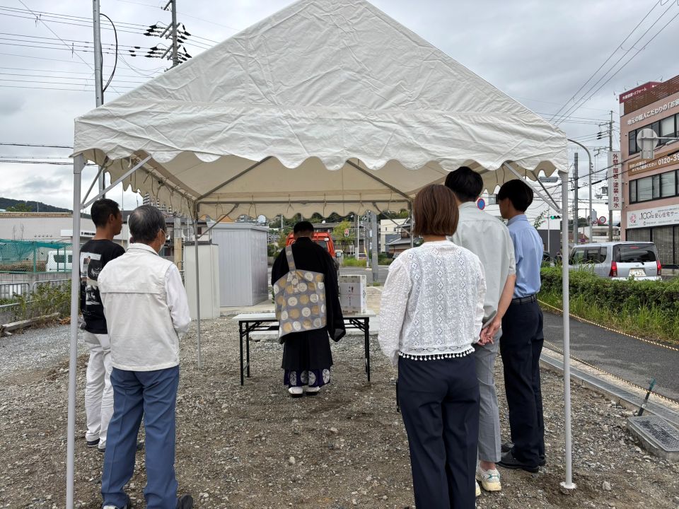 高槻市サイクルショップさとう地鎮式