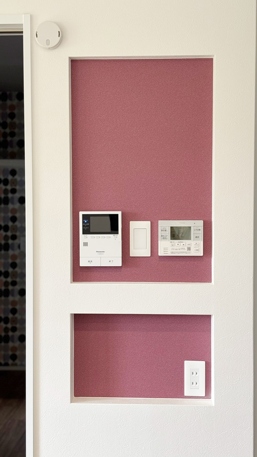 高槻市和モダンな注文住宅：ニッチ部分