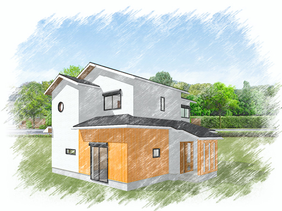 高槻市和モダンな注文住宅